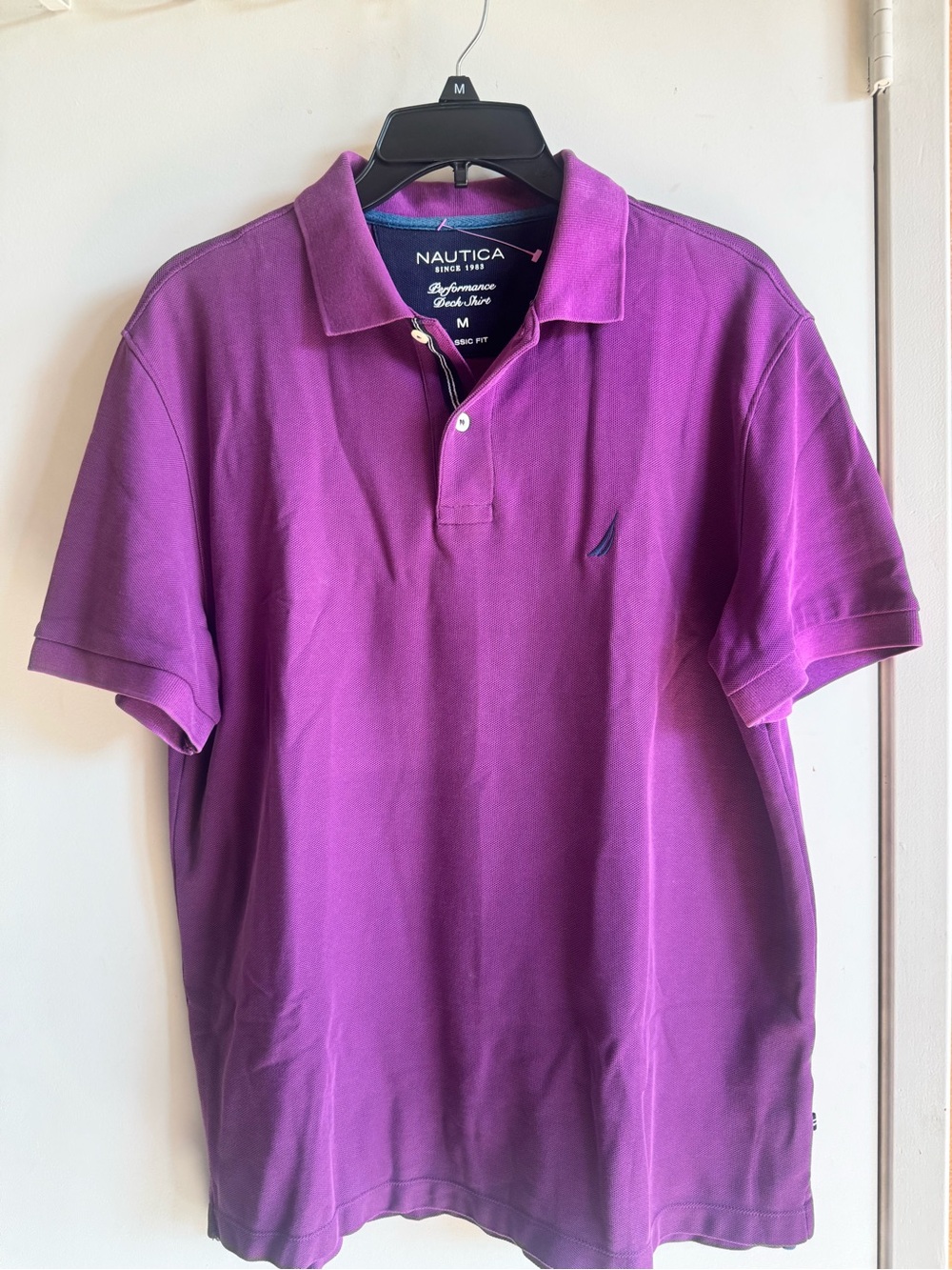 Nautica Men’s Polo Shirt with Signature Logo Size M